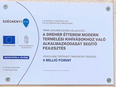 A Dreher étterem modern termelési kihívásokhoz való alkalmazkodását segítő fejlesztés 